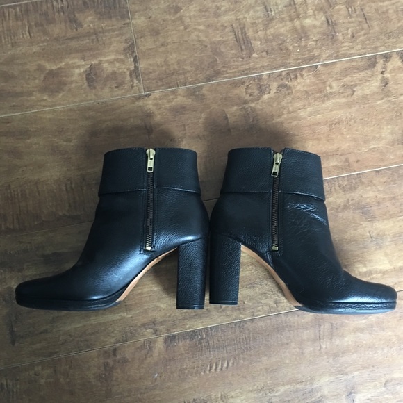 kate spade Shoes - KATE SPADE Leather Platform Booties